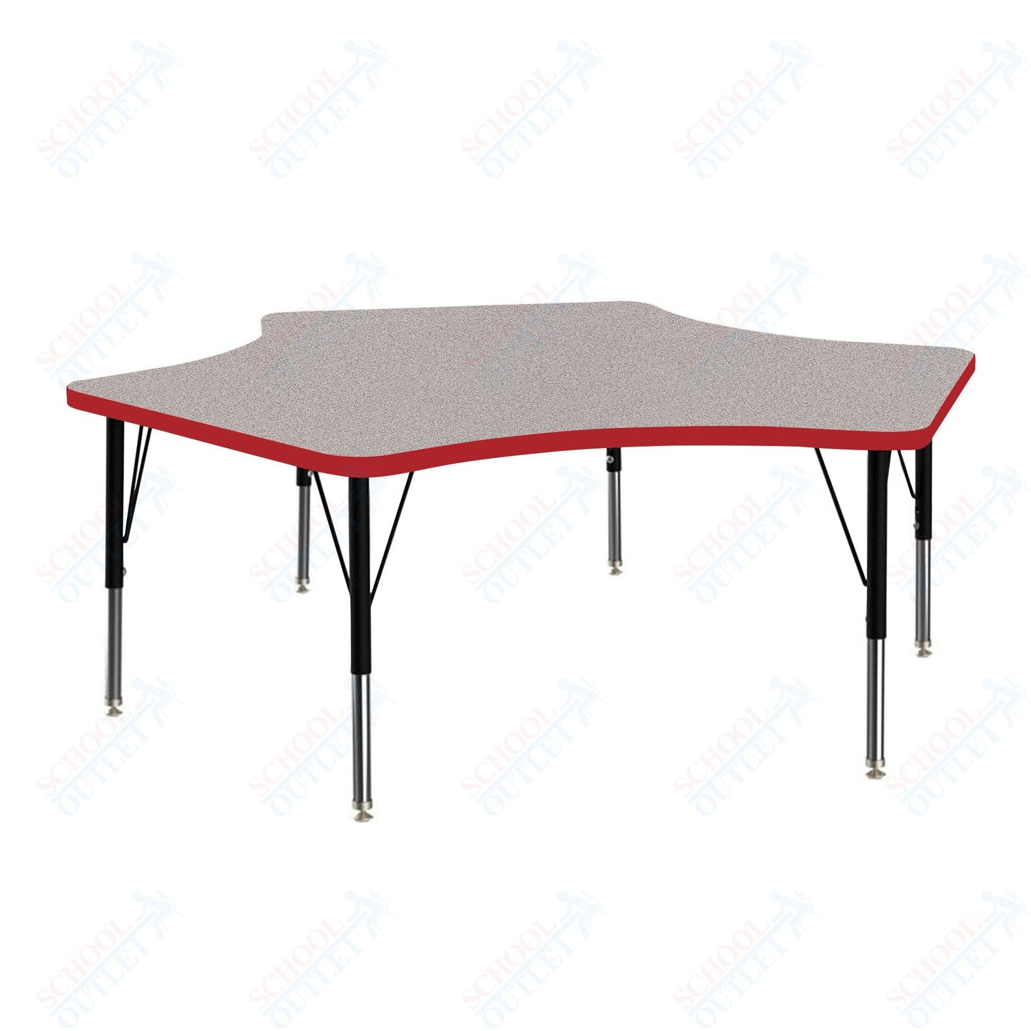 Marco MG2200 Series Delta Activity Table 60" x 60" Adjustable Height 21" - 30" (MG2251 - MB) - SchoolOutlet