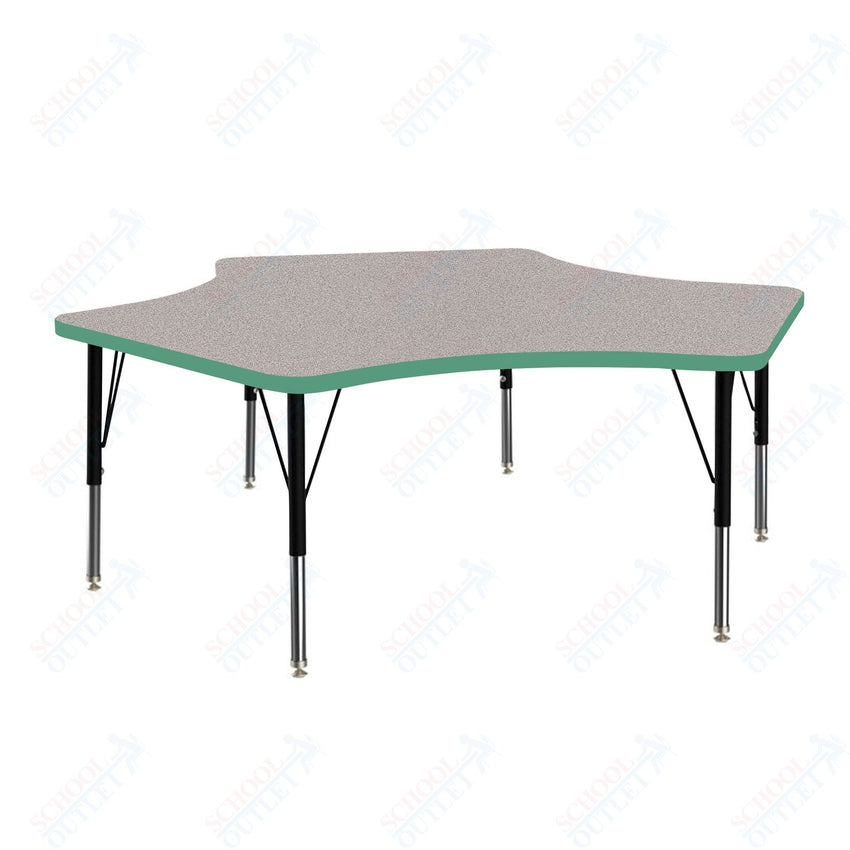 Marco MG2200 Series Delta Activity Table 60" x 60" Adjustable Height 21" - 30" (MG2251 - MB) - SchoolOutlet