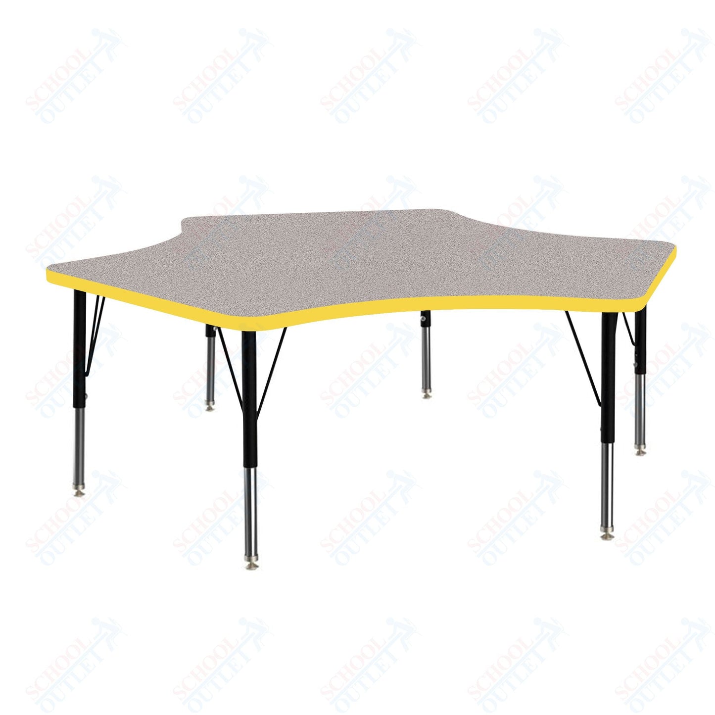 Marco MG2200 Series Delta Activity Table 60" x 60" Adjustable Height 21" - 30" (MG2251 - MB) - SchoolOutlet