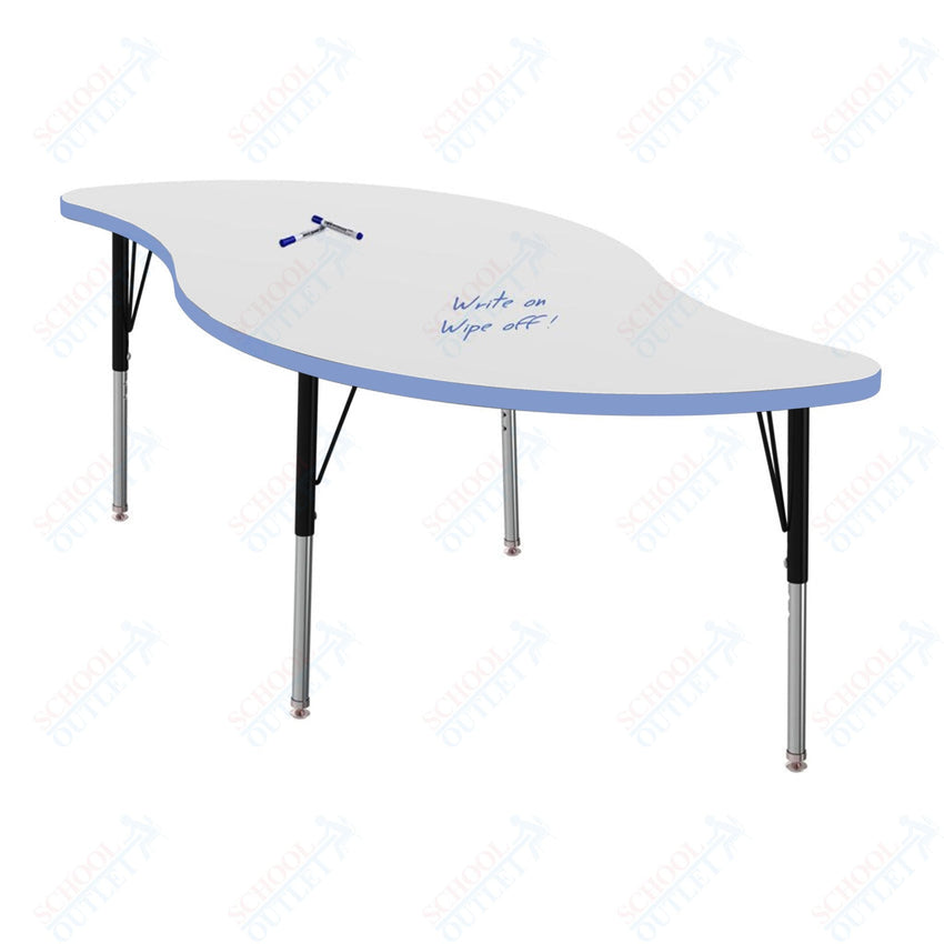 Marco MG2200 Series Veer Preschool Table w/ Dry Erase Top 30" x 60" Adj Height 16" - 24" (MG2255 - DA) - SchoolOutlet