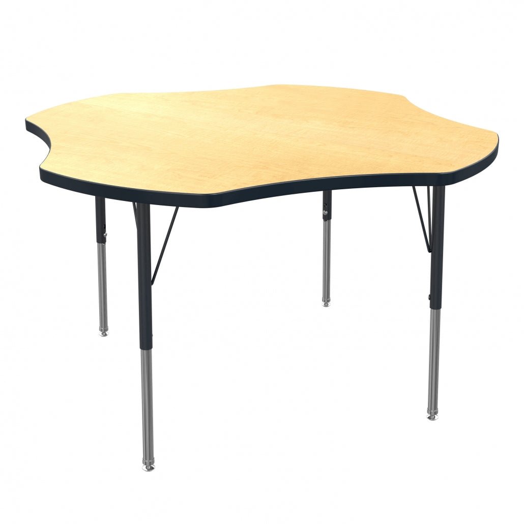 Marco MG2200 Series 48" Clover Preschool Table Adjustable Height 16" - 24" (MG2265 - MA) - SchoolOutlet