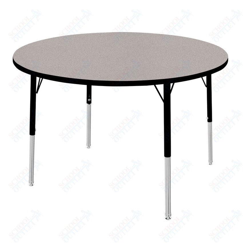 Marco MG2200 Series 48" Round Preschool Table Adjustable Height 16" - 24" (MG2266 - MA) - SchoolOutlet