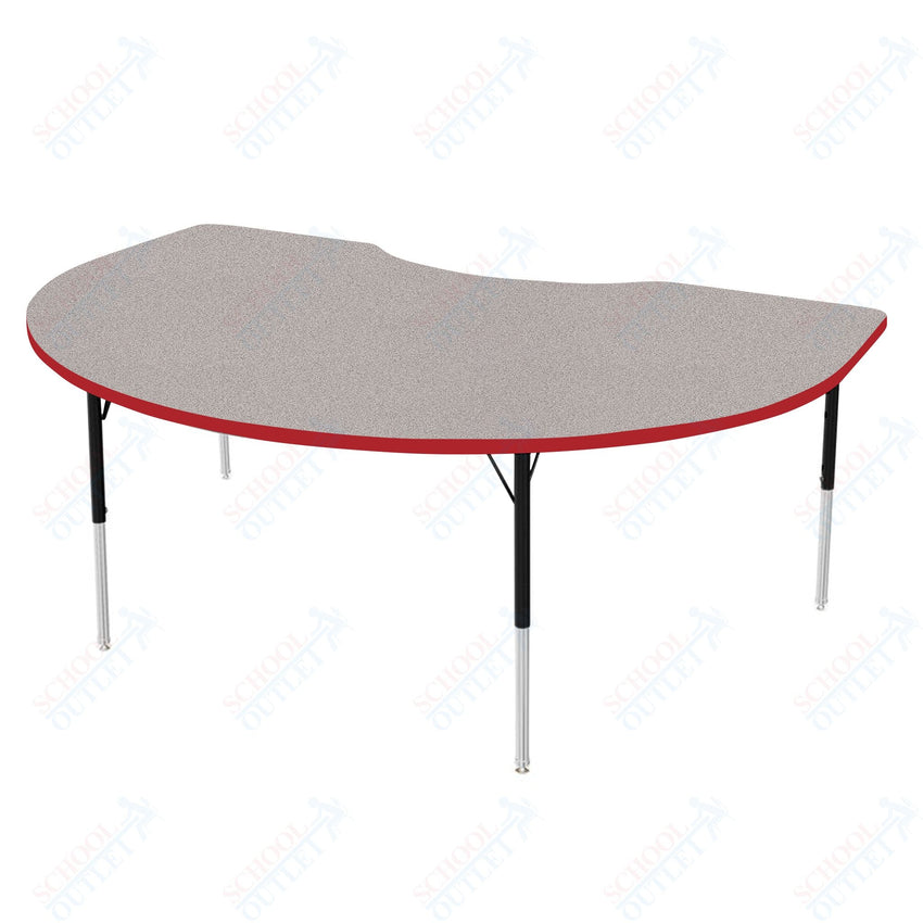 Marco MG2200 Series Kidney Activity Table 36" x 72" Adjustable Height 21" - 30" (MG2267 - MB) - SchoolOutlet