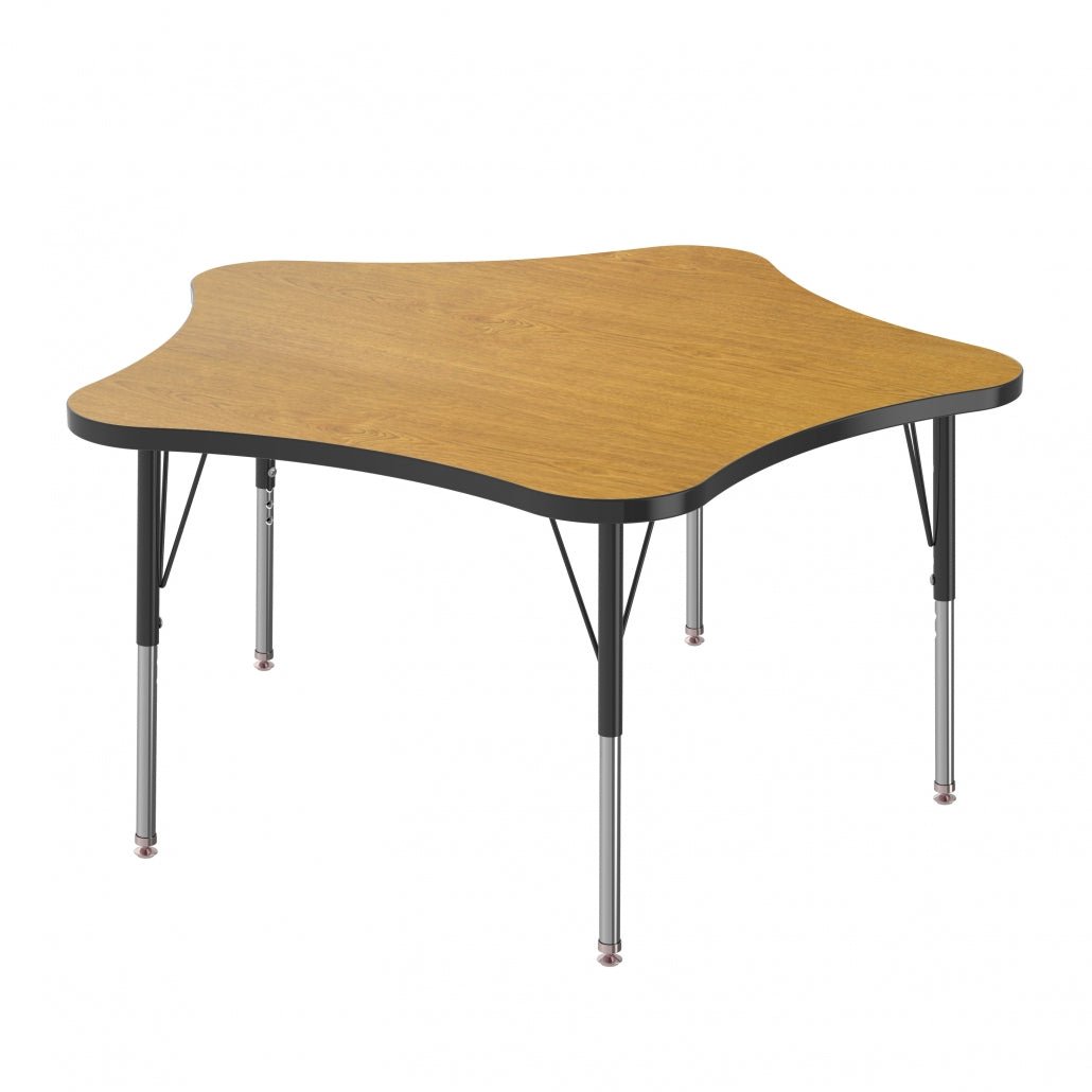 Marco MG2200 Series 48" 5 - Star Preschool Table Adjustable Height 16" - 24" (MG2280 - MA) - SchoolOutlet