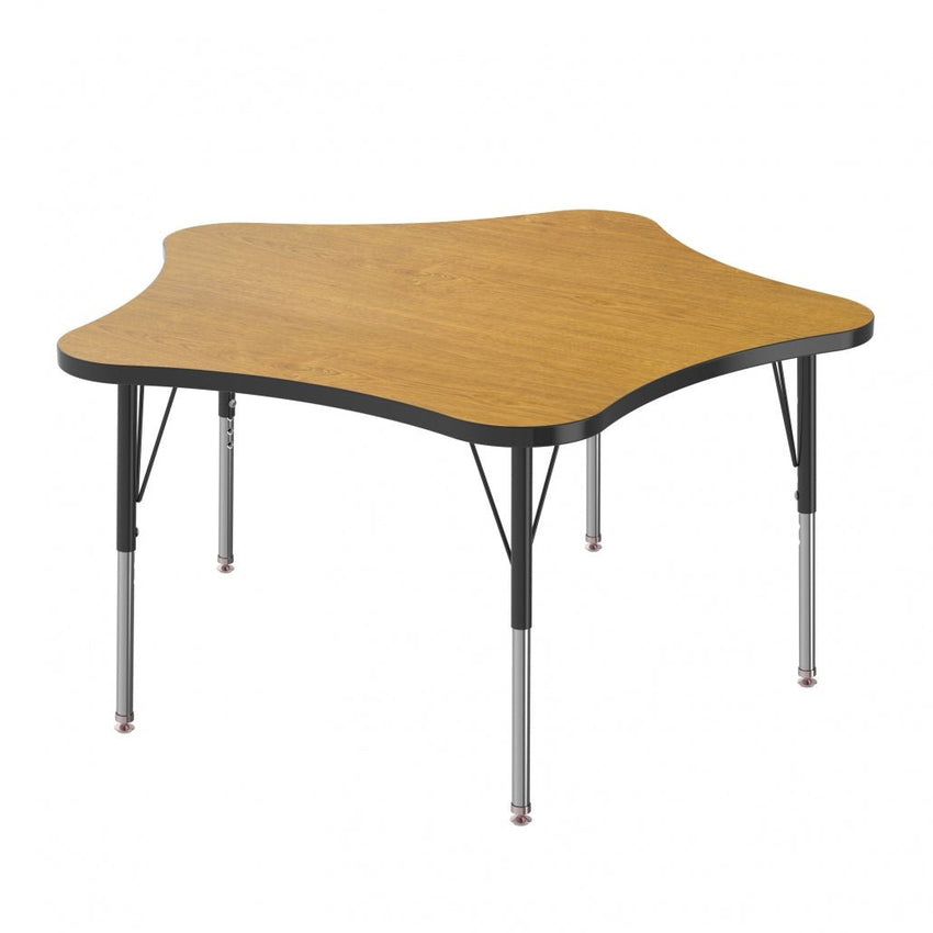 Marco MG2200 Series 48" 5 - Star Preschool Table Adjustable Height 16" - 24" (MG2280 - MA) - SchoolOutlet