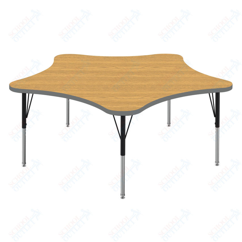 Marco MG2200 Series 60" 5 - Star Activity Table Adjustable Height 21" - 30" (MG2281 - MB) - SchoolOutlet