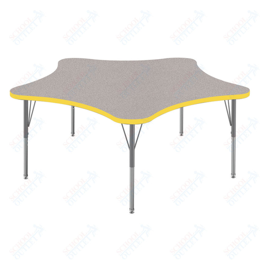 Marco MG2200 Series 60" 5 - Star Activity Table Adjustable Height 21" - 30" (MG2281 - MB) - SchoolOutlet