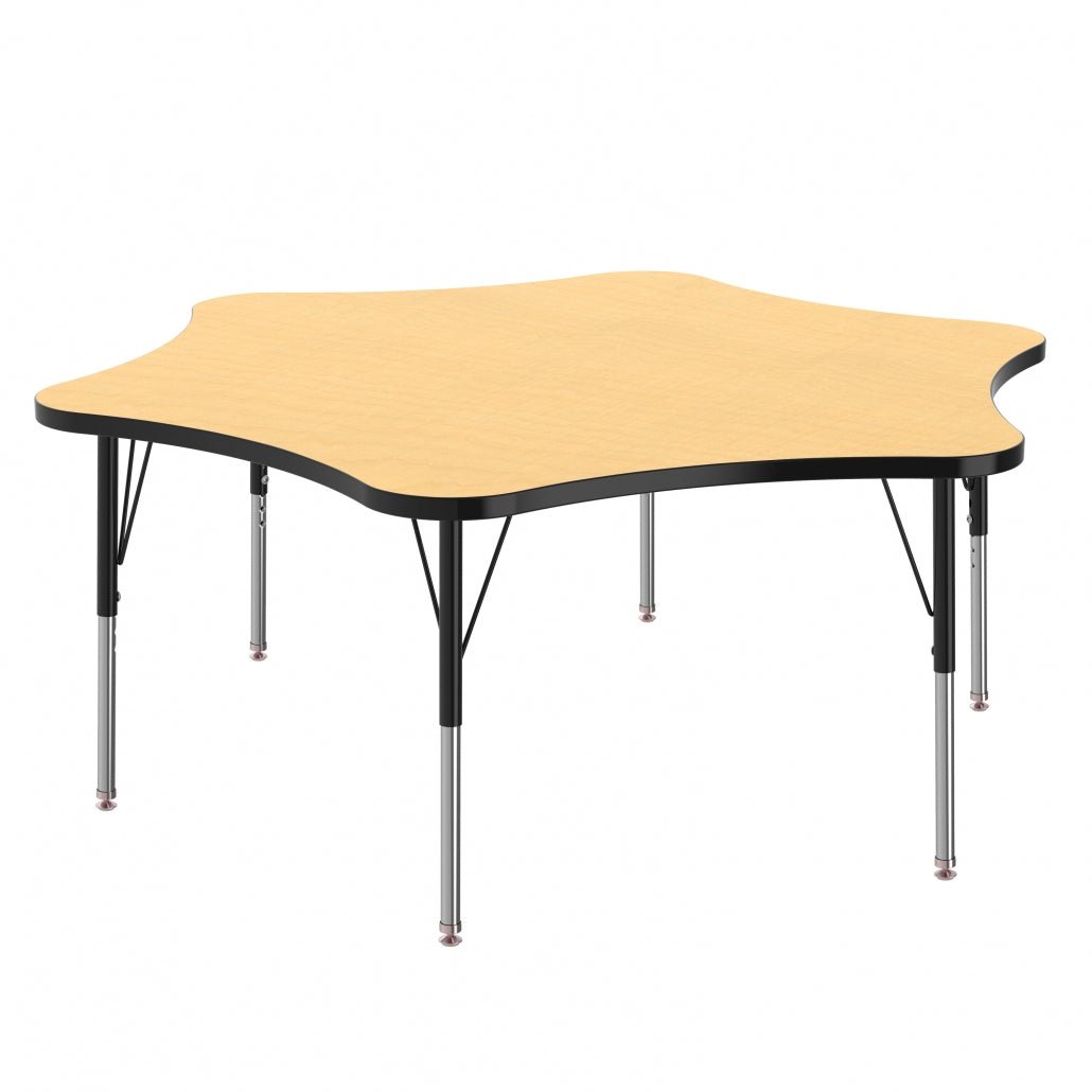 Marco MG2200 Series 60" 6 - Star Preschool Table Adjustable Height 16" - 24" (MG2282 - MA) - SchoolOutlet