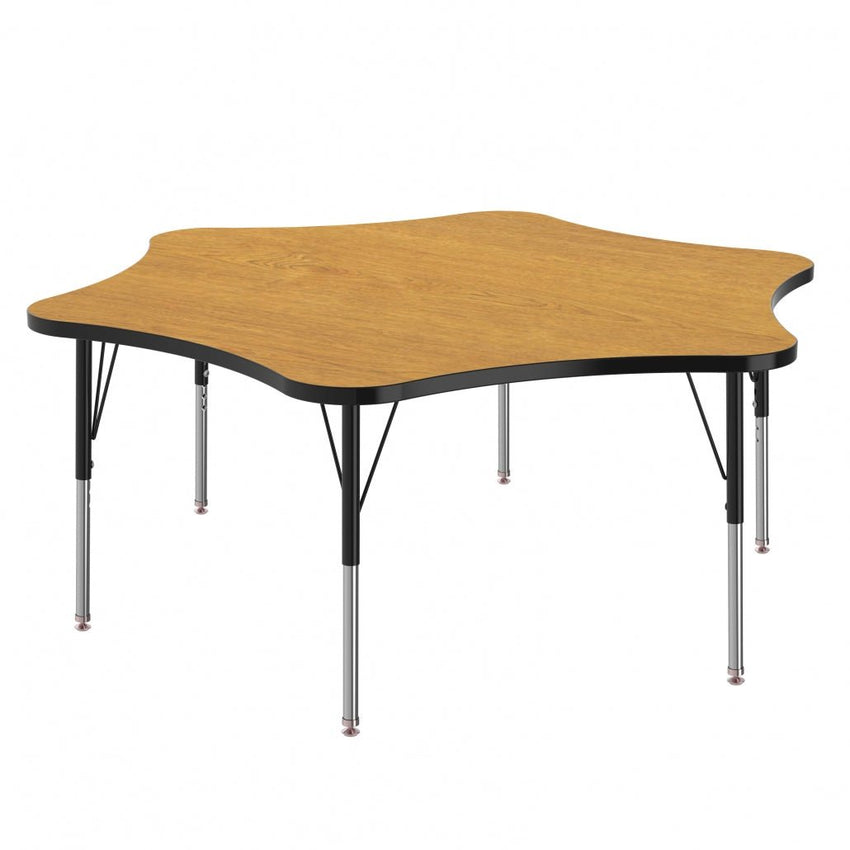 Marco MG2200 Series 60" 6 - Star Preschool Table Adjustable Height 16" - 24" (MG2282 - MA) - SchoolOutlet