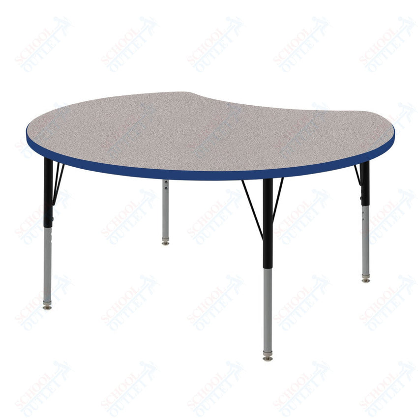 Marco MG2200 Series 48" Scoop Activity Table Adjustable Height 21" - 30" (MG2296 - MB) - SchoolOutlet