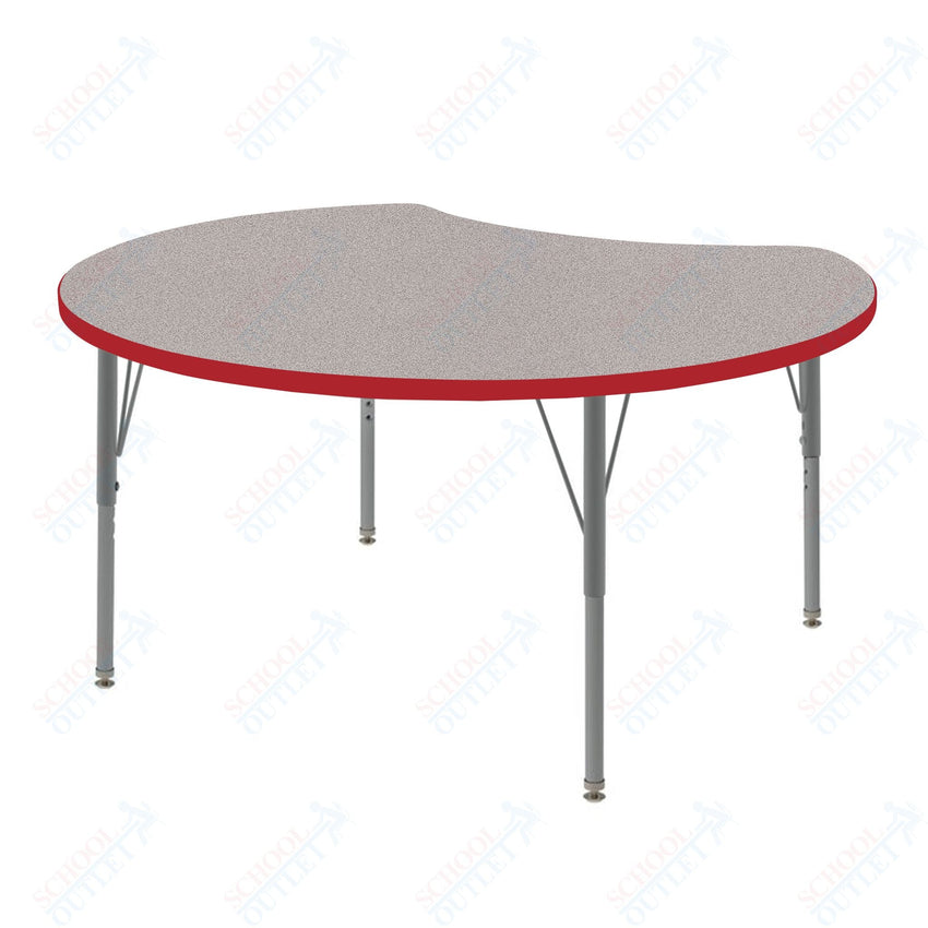 Marco MG2200 Series 48" Scoop Activity Table Adjustable Height 21" - 30" (MG2296 - MB) - SchoolOutlet