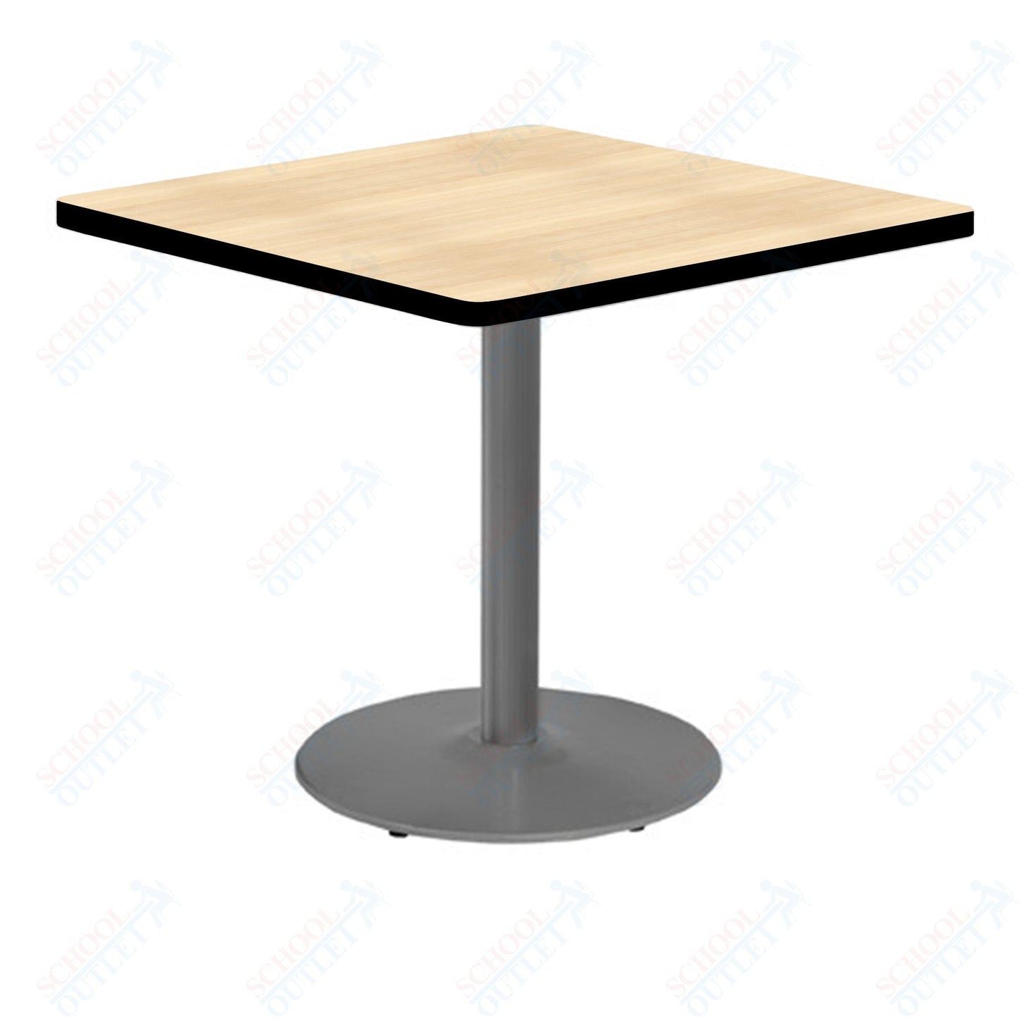 Marco 30" Square Cafe Table 29" Height Gray Base (MG2511 - M229) - SchoolOutlet