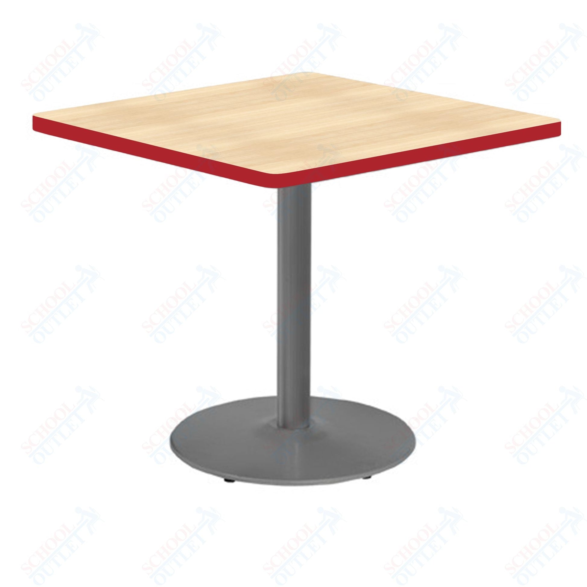 Marco 30" Square Cafe Table 29" Height Gray Base (MG2511 - M229) - SchoolOutlet