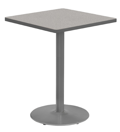 Marco 30" Square Cafe Table 42" Height Gray Base (MG2511 - M242) - SchoolOutlet