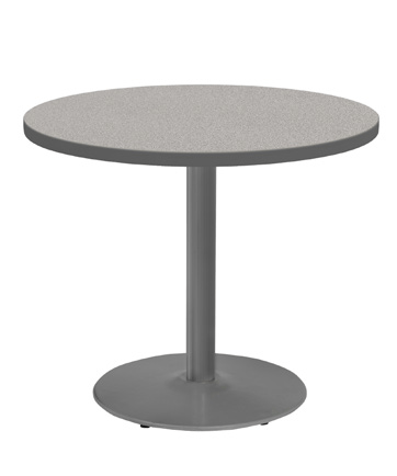 Marco 30" Round Cafe Table 29" Height Gray Base (MG2543 - M229) - SchoolOutlet