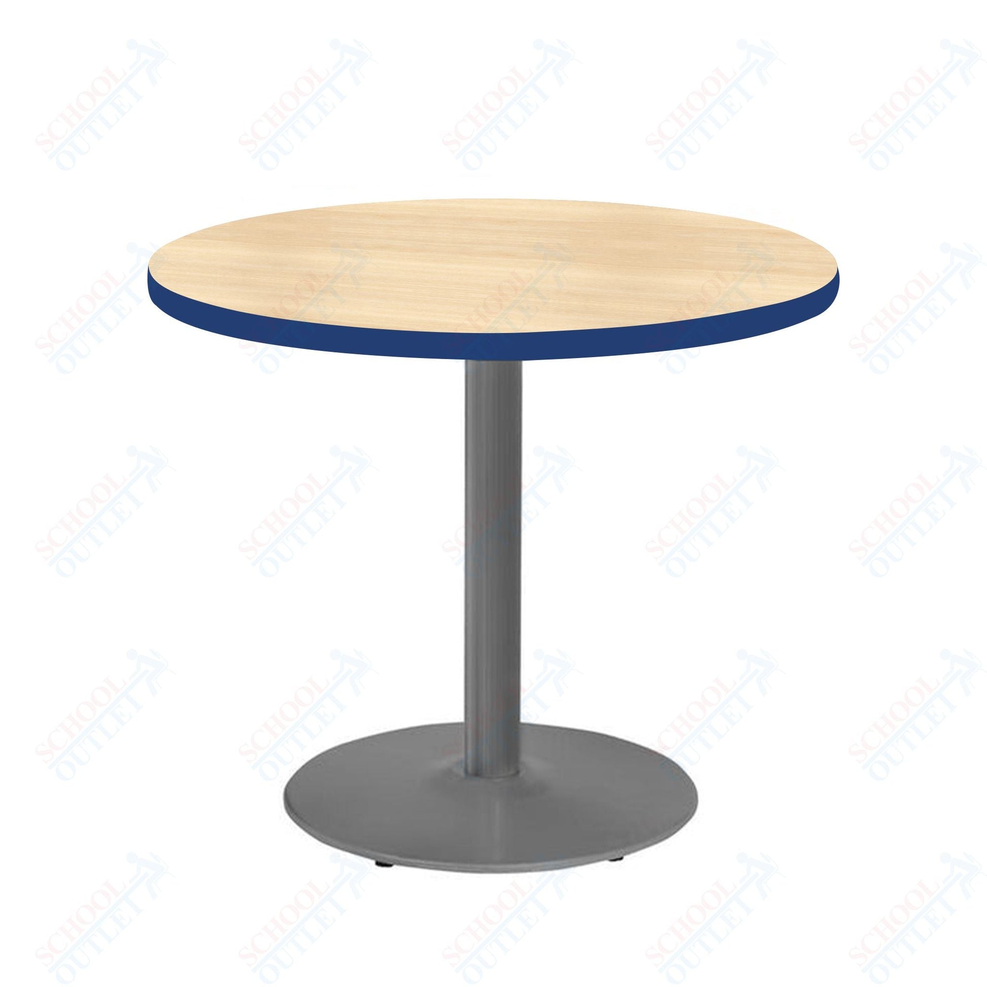 Marco 30" Round Cafe Table 29" Height Gray Base (MG2543 - M229) - SchoolOutlet