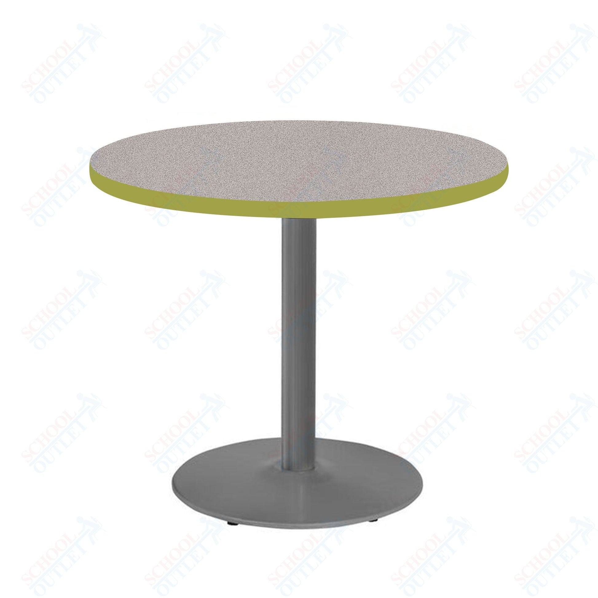 Marco 30" Round Cafe Table 29" Height Gray Base (MG2543 - M229) - SchoolOutlet