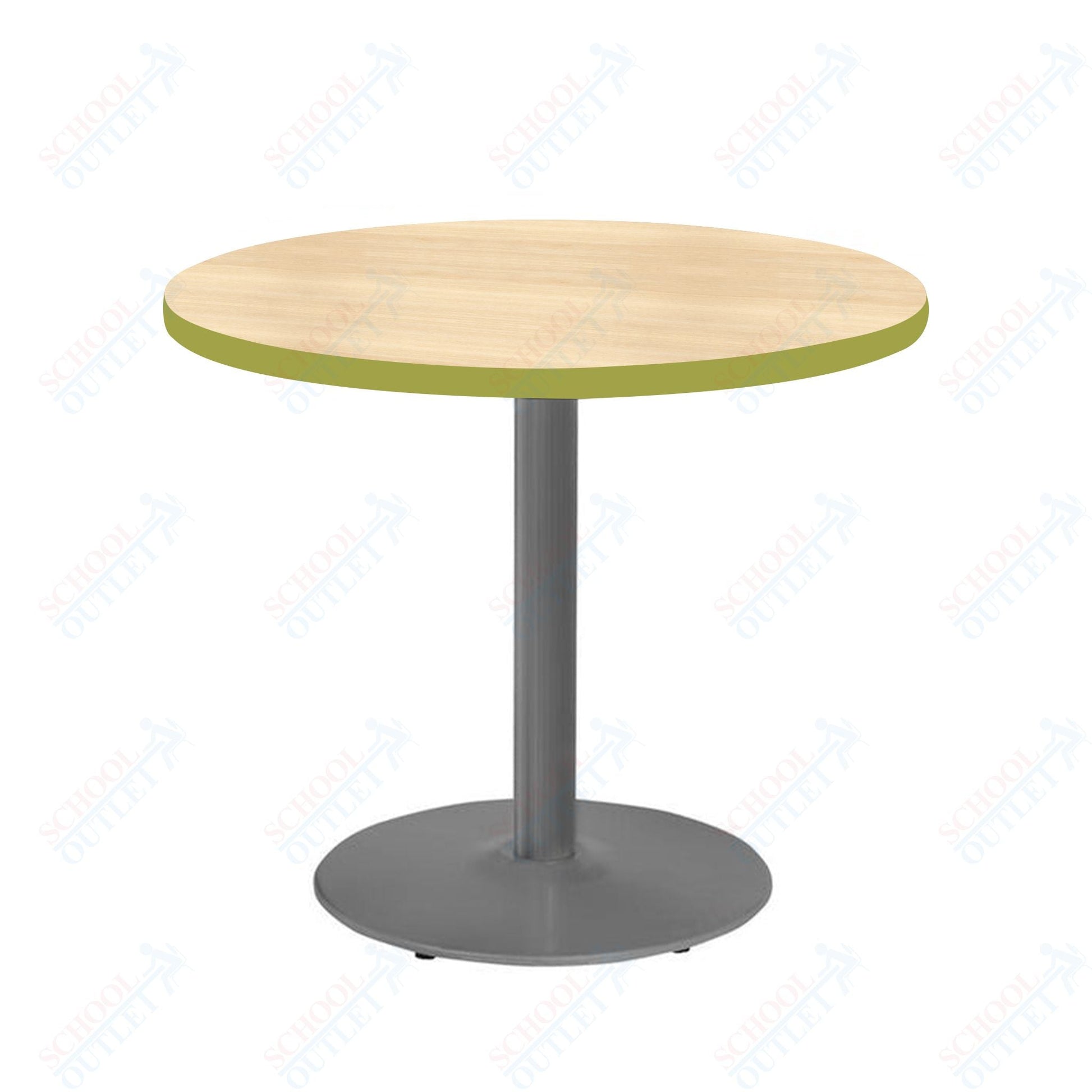 Marco 30" Round Cafe Table 29" Height Gray Base (MG2543 - M229) - SchoolOutlet