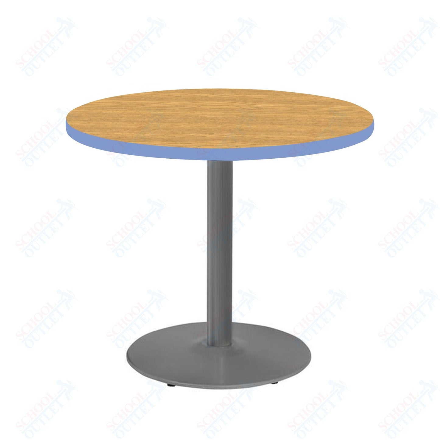 Marco 30" Round Cafe Table 29" Height Gray Base (MG2543 - M229) - SchoolOutlet