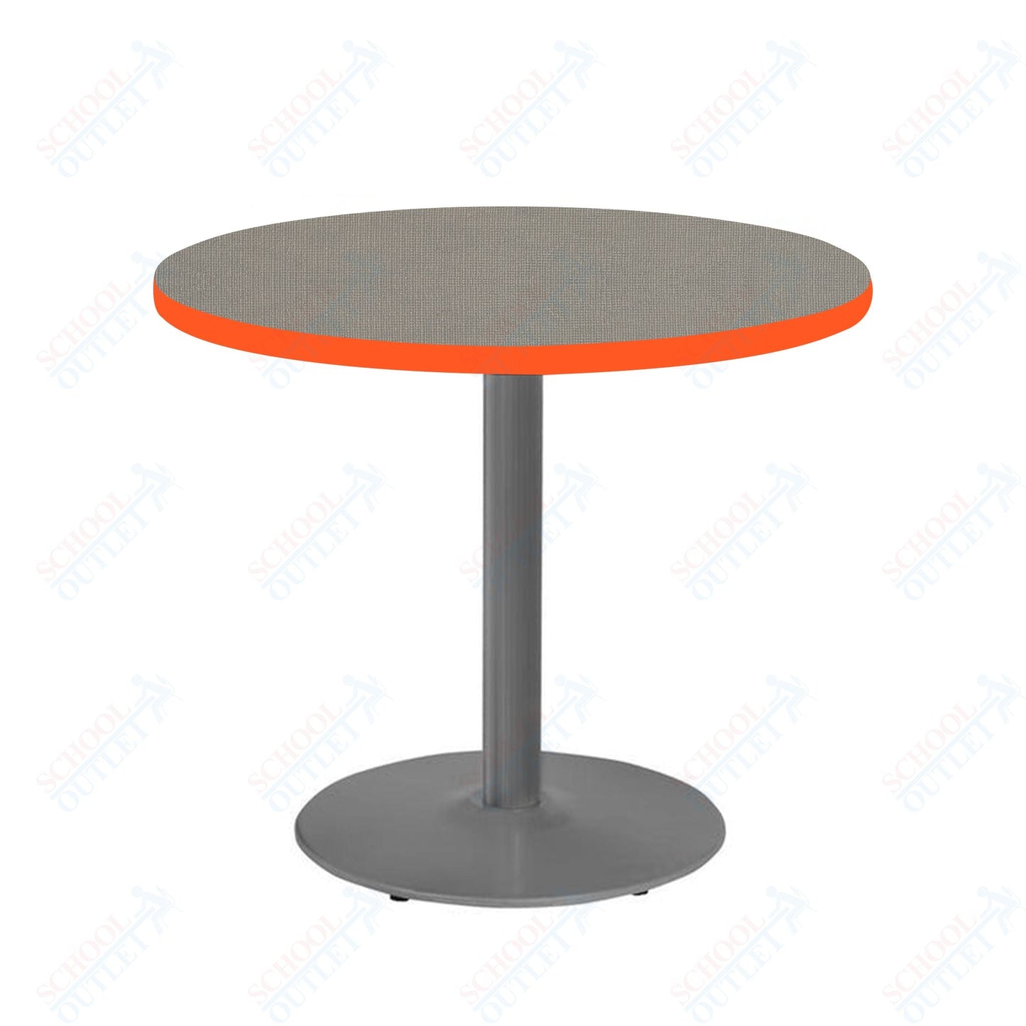 Marco 30" Round Cafe Table 29" Height Gray Base (MG2543 - M229) - SchoolOutlet