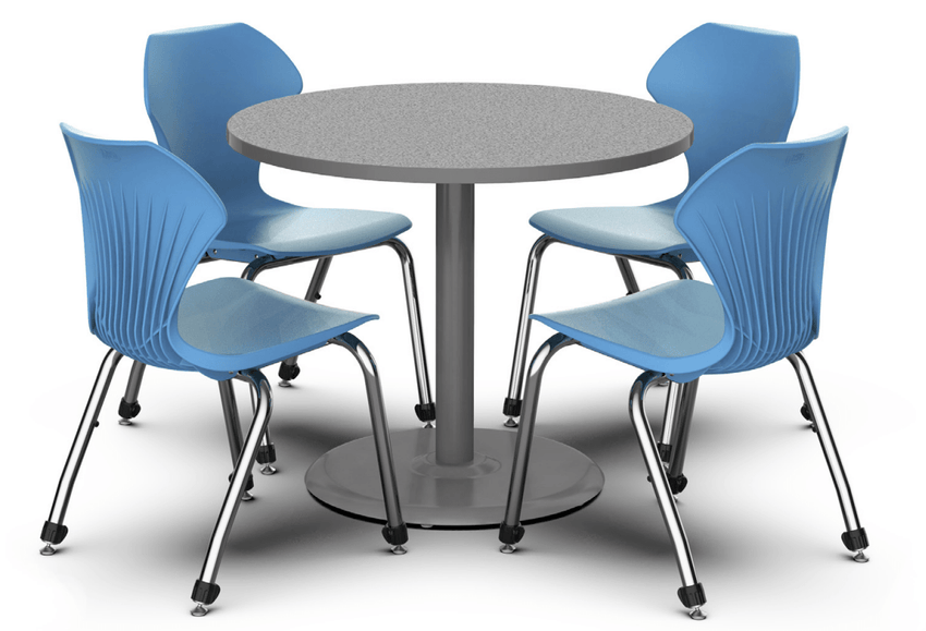 Marco 36" Round Cafe Table 29" Height Gray Base (MG2544 - M229) - SchoolOutlet