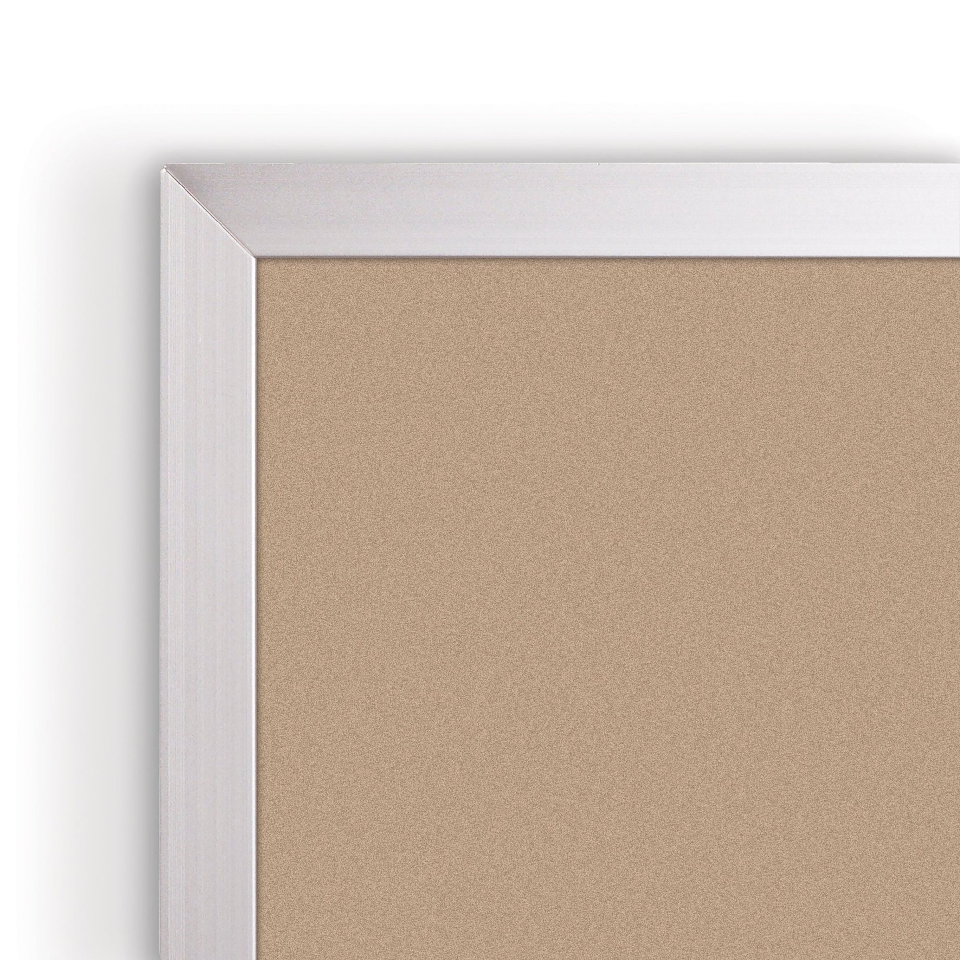 Mooreco Colored Cork - Plate Tackboard - Aluminum Trim - 1.5'H x 2'W (Mooreco 322AA) - SchoolOutlet