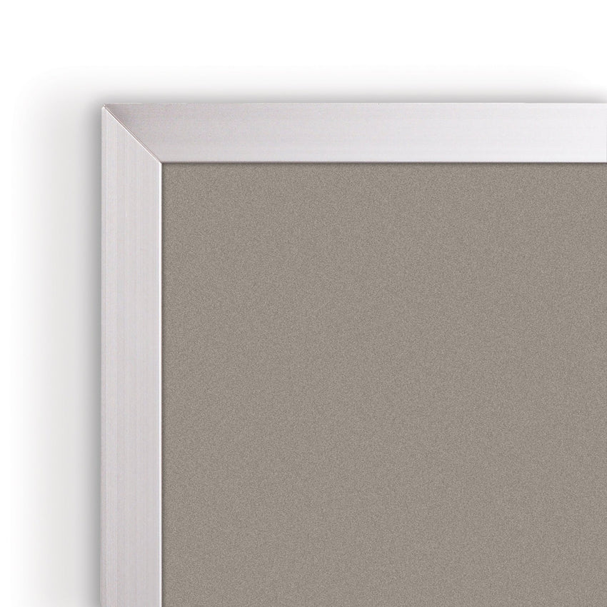 Mooreco Colored Cork - Plate Tackboard - Aluminum Trim - 3'H x 4'W (Mooreco 322AC) - SchoolOutlet