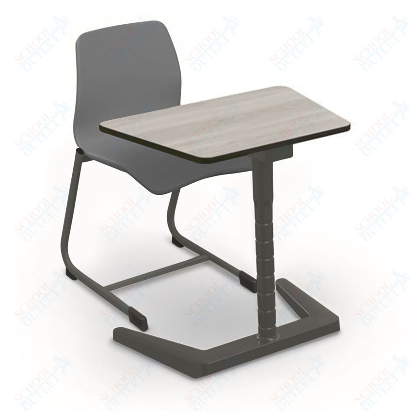 MooreCo 48535XX - XXXX - XX BUNDLE - VNA Opti+ Be Student Desk with Opti+ Cantilever Chair - SchoolOutlet