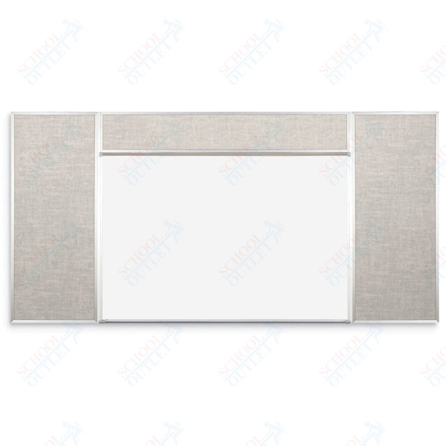 Mooreco Combo - Rite Board - Porcelain Steel Markerboard and Vin - Tak Tackboard (Type H) - SchoolOutlet