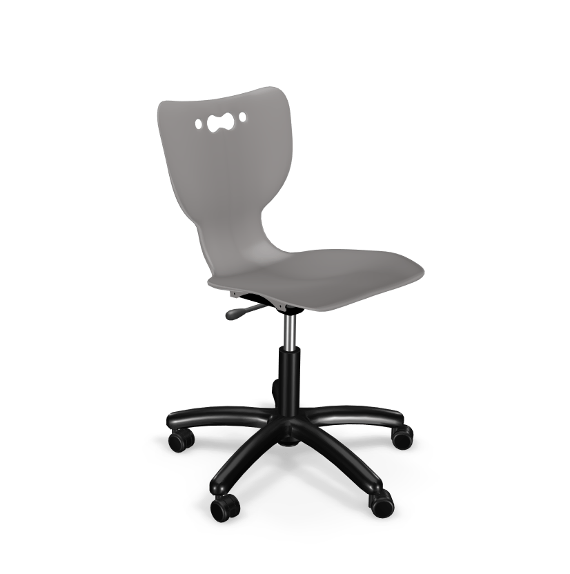 Hierarchy 5-Star Height-Adjustable 16.5"-21.5" School Chair - Hard Caster - 53511 - SchoolOutlet