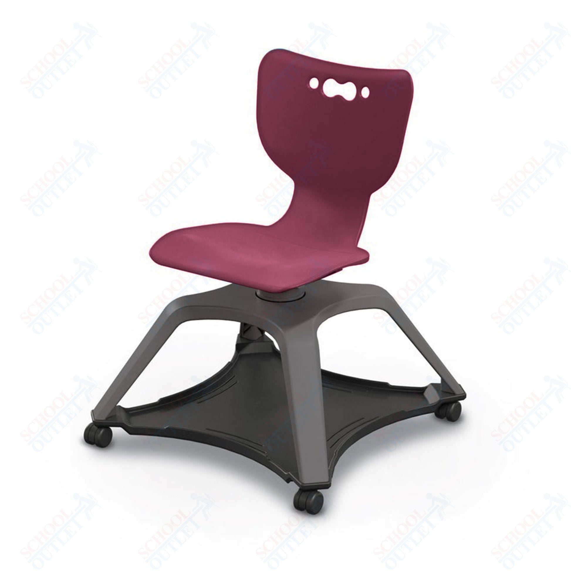 MooreCo Hierarchy Enroll Series Mobile Tablet Arm Chair Desk No Arms (MOR - 54325 - XXXX - NA - XX - XX ) - SchoolOutlet