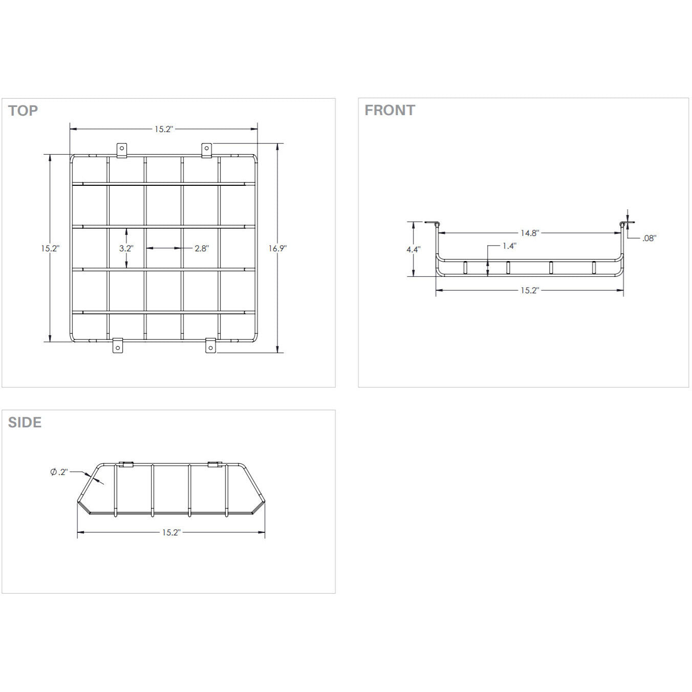 MooreCo Chrome Wire Book Box for Student Desks (MOR - 66662) - SchoolOutlet