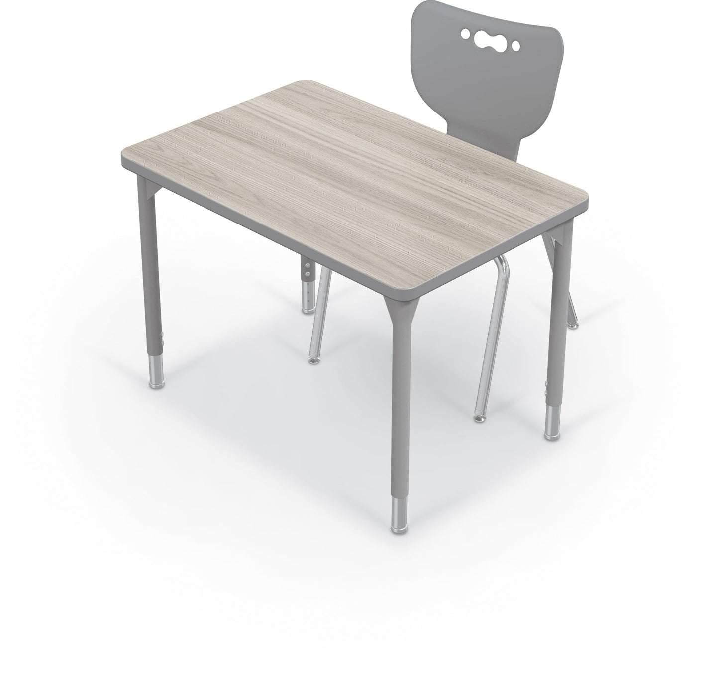 Hierarchy Rectangular School Activity Table (36"W x 24"D) HPL Top - Height Adjustable Legs by MooreCo - SchoolOutlet