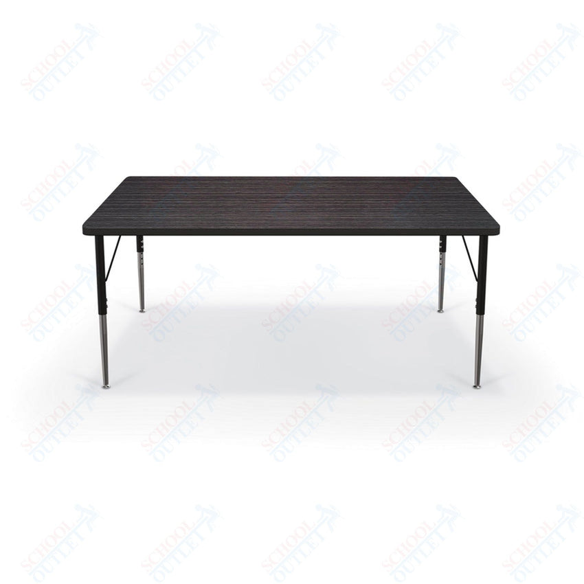 Mooreco Activity Table - 48"D x 60"W - Rectangle - Black Edgeband (Mooreco 90527 - J) - SchoolOutlet