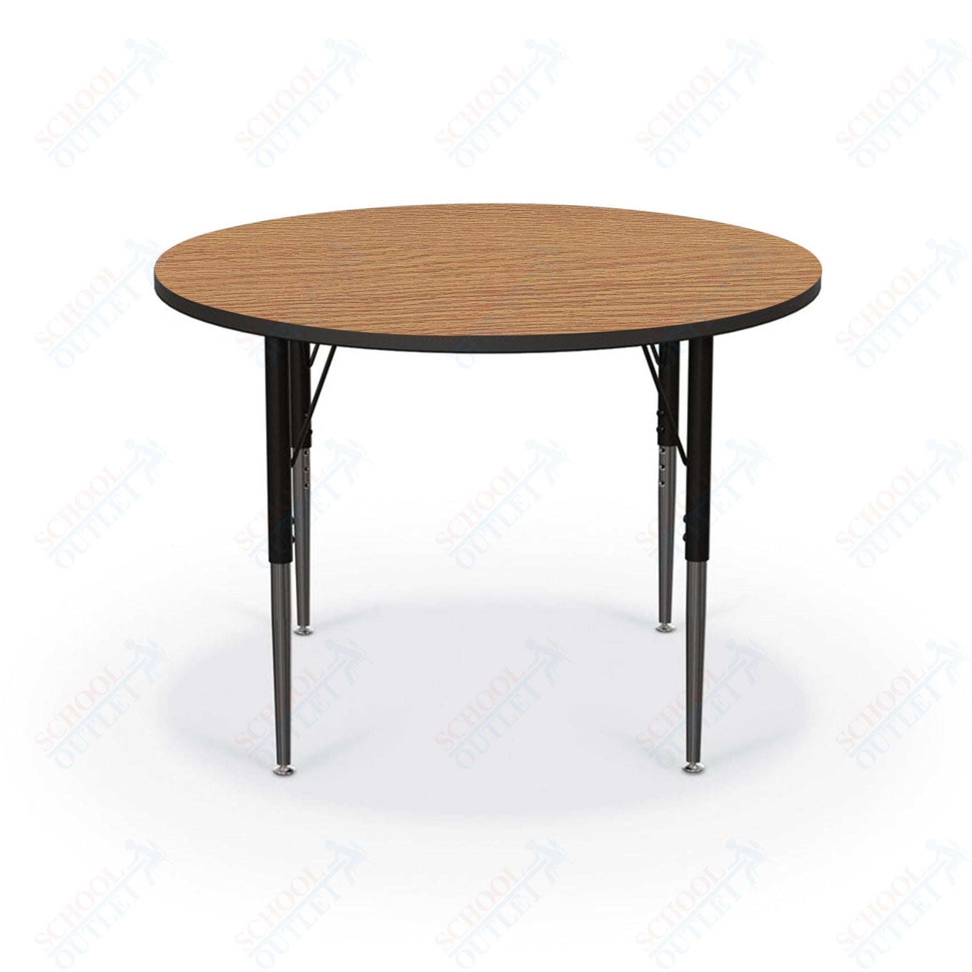 Mooreco Activity Table - 36" Round - Black Edgeband (Mooreco 90527 - N) - SchoolOutlet