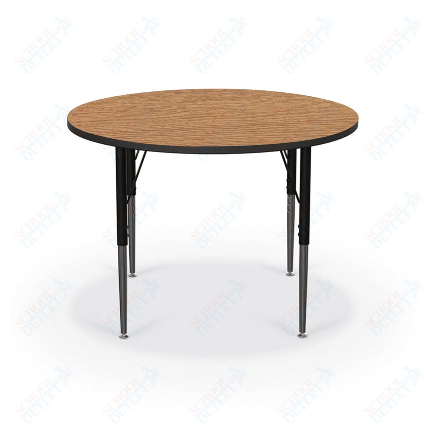 Mooreco Activity Table - 36" Round - Black Edgeband (Mooreco 90527 - N) - SchoolOutlet