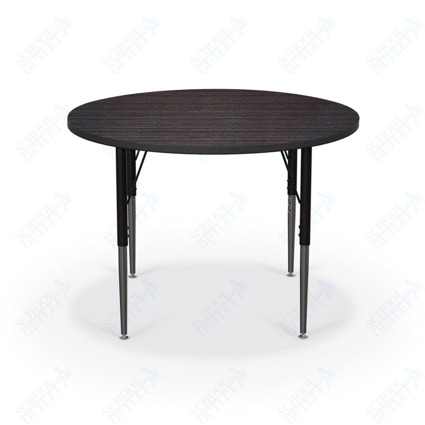 Mooreco Activity Table - 36" Round - Black Edgeband (Mooreco 90527 - N) - SchoolOutlet