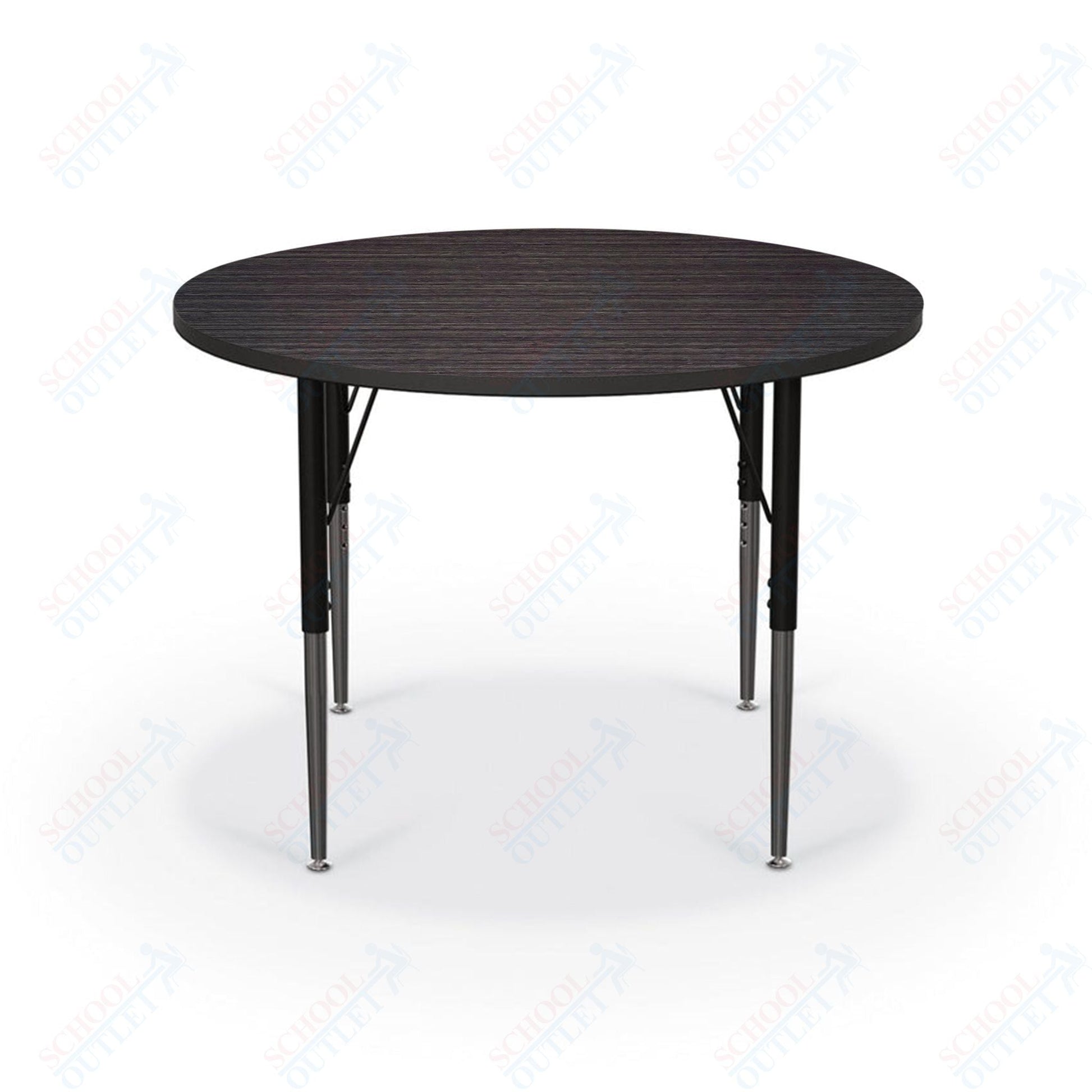 Mooreco Activity Table - 36" Round - Black Edgeband (Mooreco 90527 - N) - SchoolOutlet