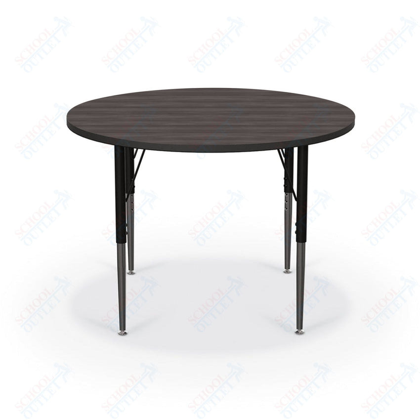 Mooreco Activity Table - 36" Round - Black Edgeband (Mooreco 90527 - N) - SchoolOutlet