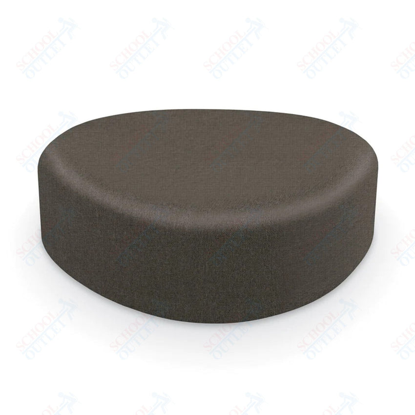 Mooreco Akt Soft Seating Lounge Large Ottoman - Grade 02 Fabric and Powder Coated Sled Legs - SchoolOutlet