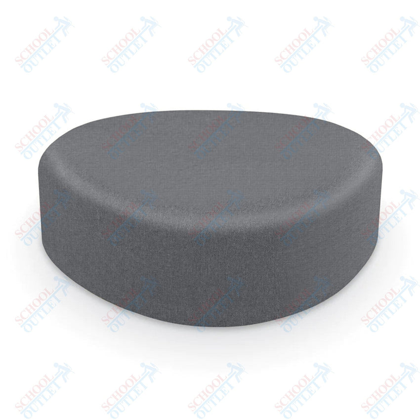 Mooreco Akt Soft Seating Lounge Large Ottoman - Grade 02 Fabric and Powder Coated Sled Legs - SchoolOutlet