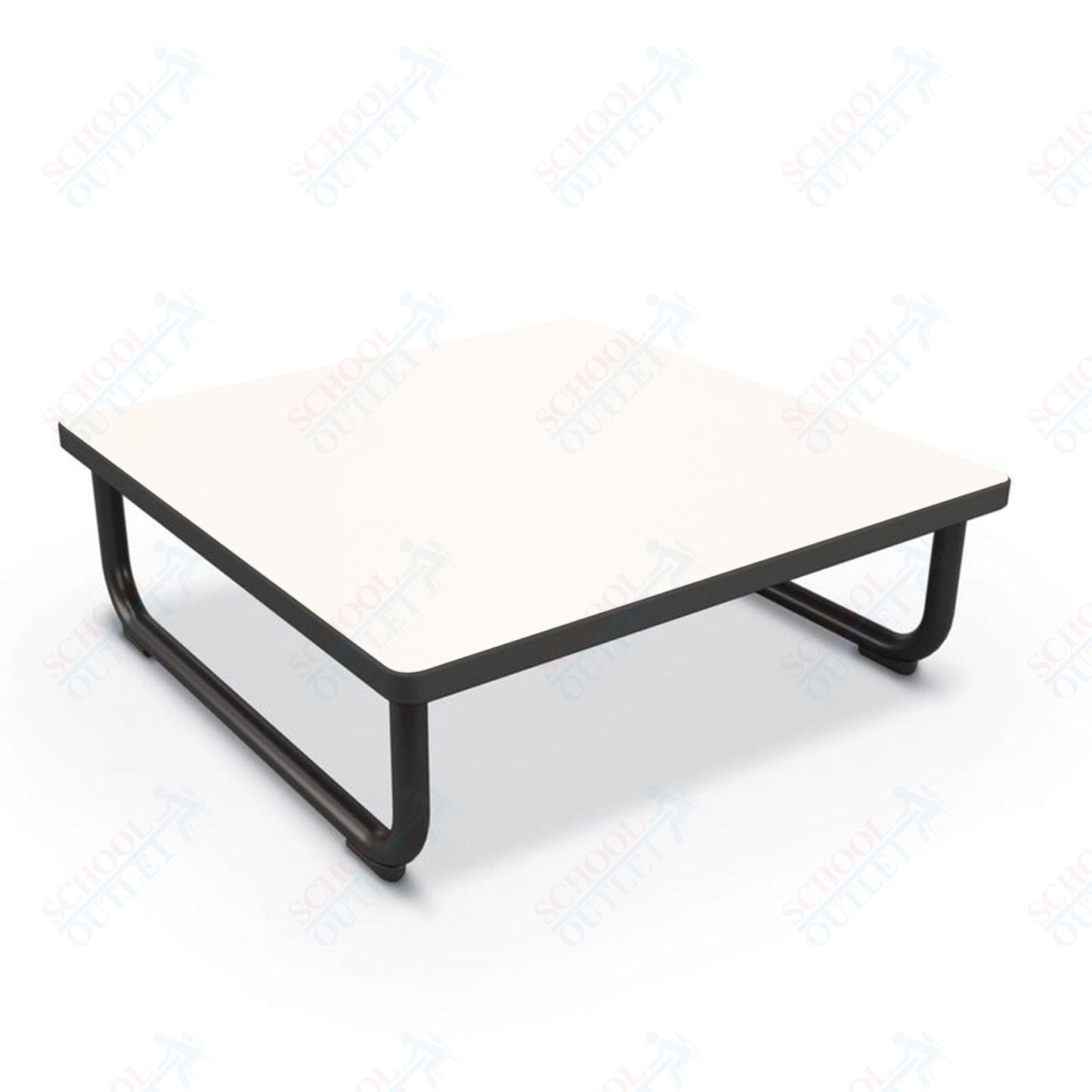 Mooreco Akt Lounge Single Seat Table - High - pressure Laminate (HPL) Top Surface - SchoolOutlet