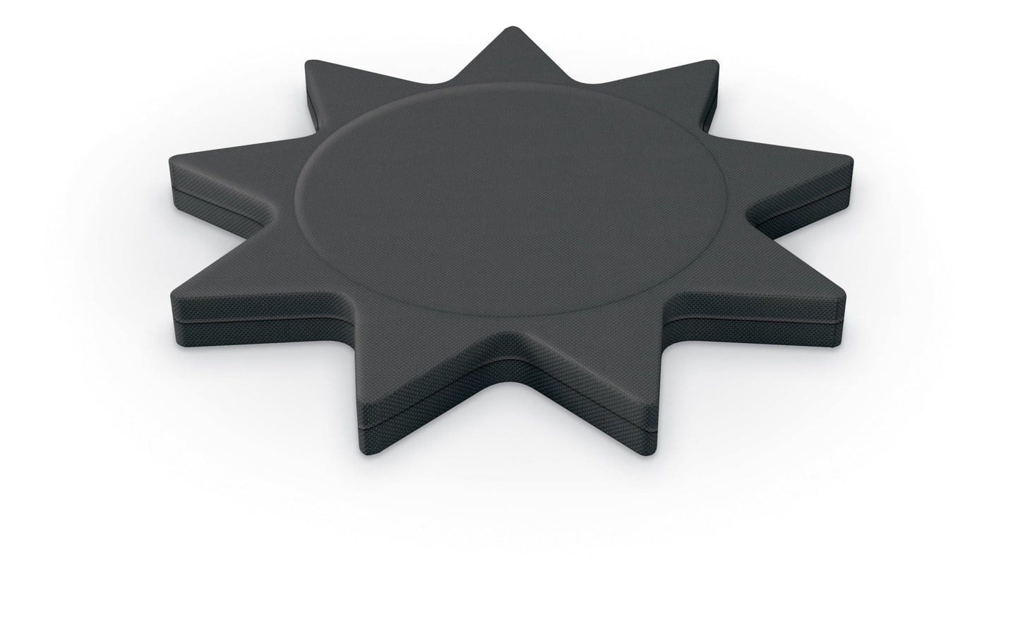 Constellations All Foam Soft Seating, Sun Shaped Ottoman or Floor Pad by MooreCo - SchoolOutlet