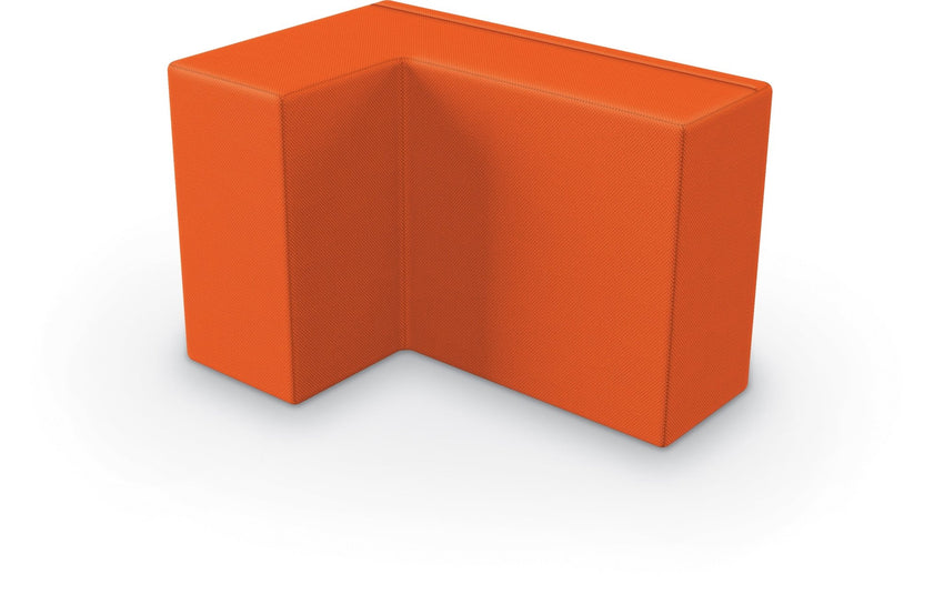 Tinker All Foam Soft Seating, Comfy Block L Shaped Ottoman by MooreCo - SchoolOutlet