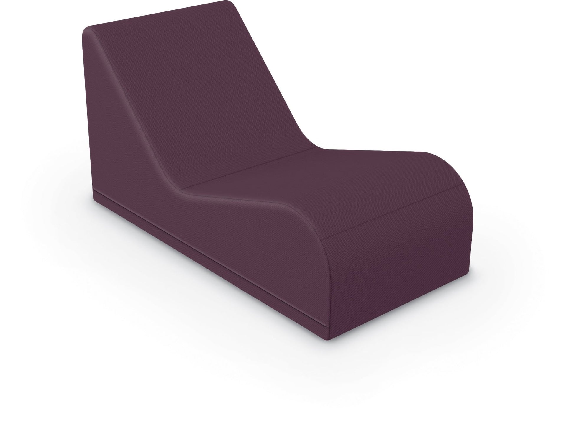 Respite All Foam Soft Seating, Lean Shaped Ottoman by MooreCo - SchoolOutlet