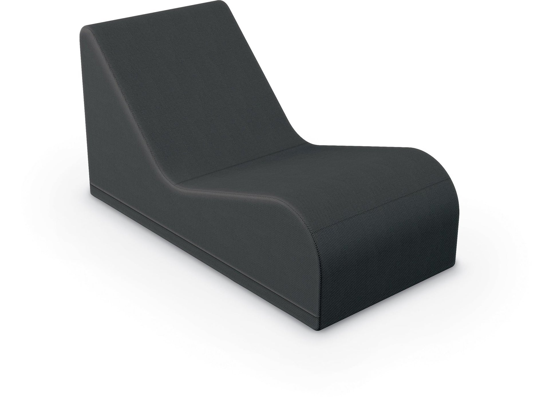 Respite All Foam Soft Seating, Lean Shaped Ottoman by MooreCo - SchoolOutlet