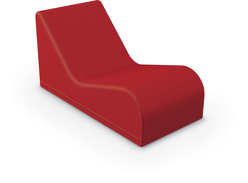 Respite All Foam Soft Seating, Lean Shaped Ottoman by MooreCo - SchoolOutlet