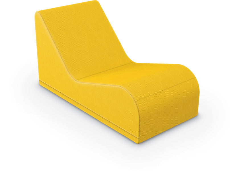 Respite All Foam Soft Seating, Lean Shaped Ottoman by MooreCo - SchoolOutlet