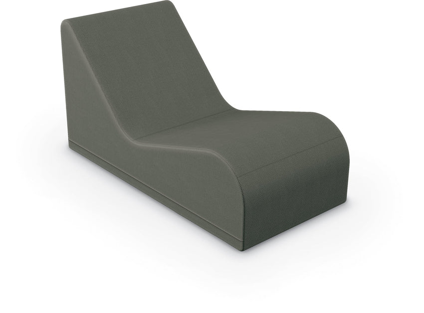 Respite All Foam Soft Seating, Lean Shaped Ottoman by MooreCo - SchoolOutlet