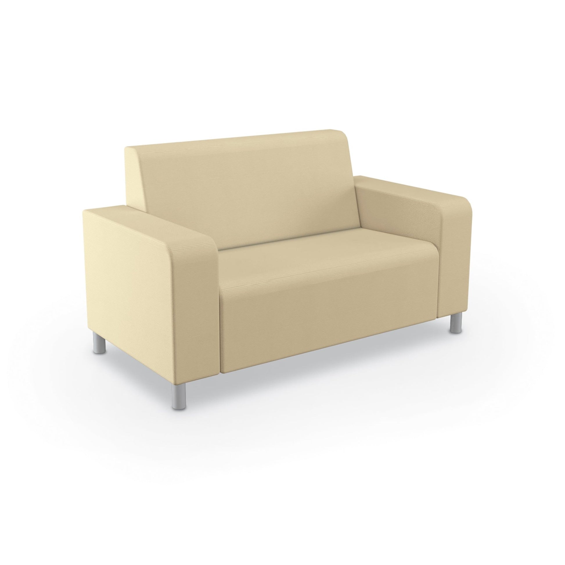 Mooreco Phoeby Outdoor Soft Seating - Loveseat Both Arms - 18" Seat Height (PBA1B1L) - SchoolOutlet